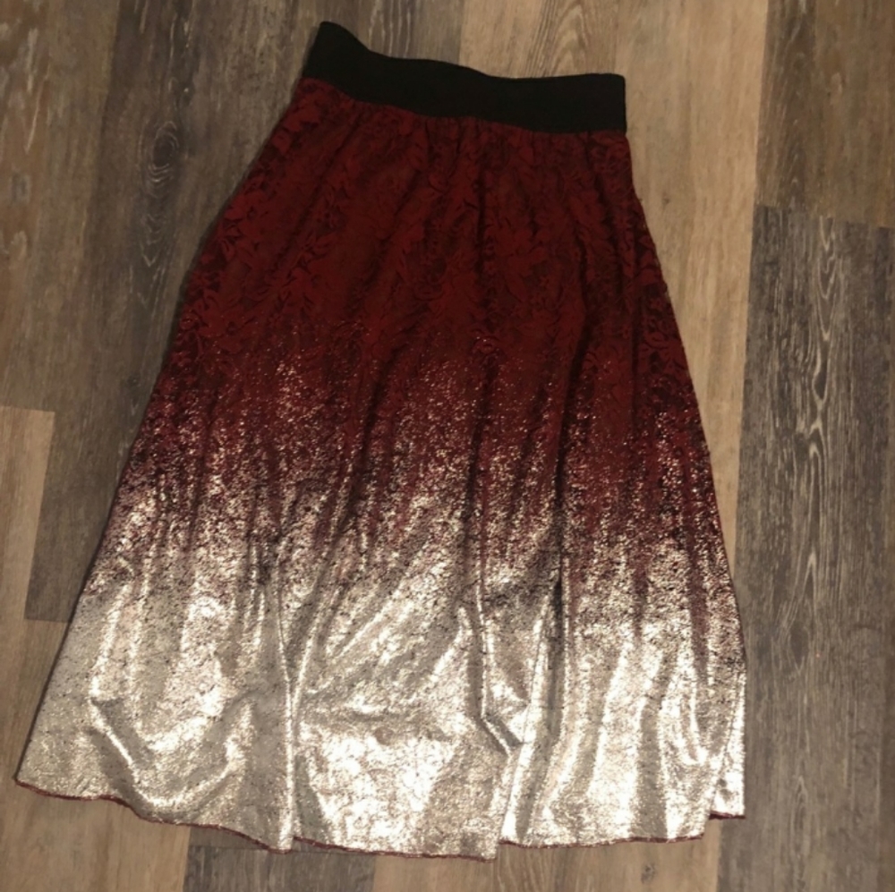 Lot of 3 Lularoe Lola lace skirts
